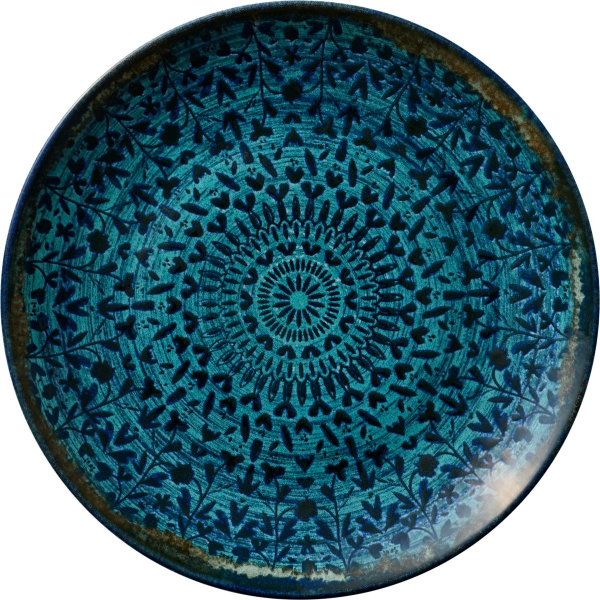 Teller flach coup indigo 27cm MIRAGE