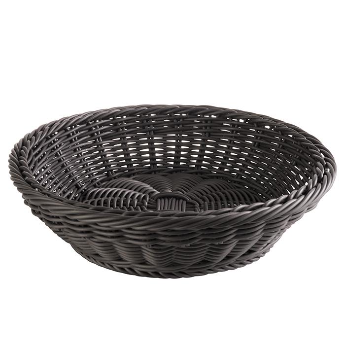 Korb rund D:29cm H:7cm PROFI LINE schwarz