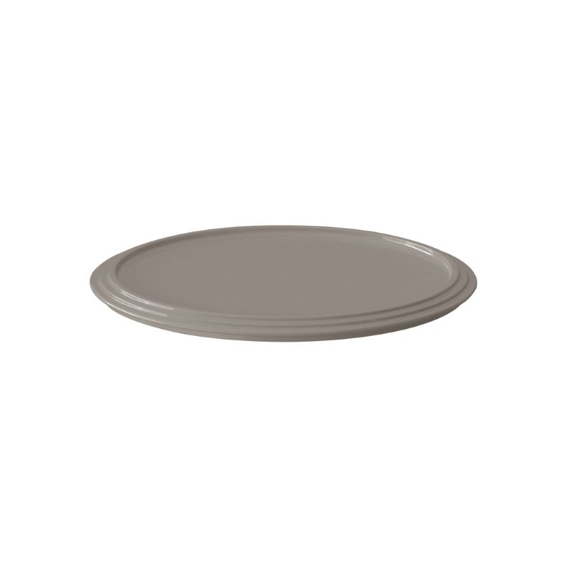 Servierteller grau Ø24cm H1cm Iconic LA BOULE beige
