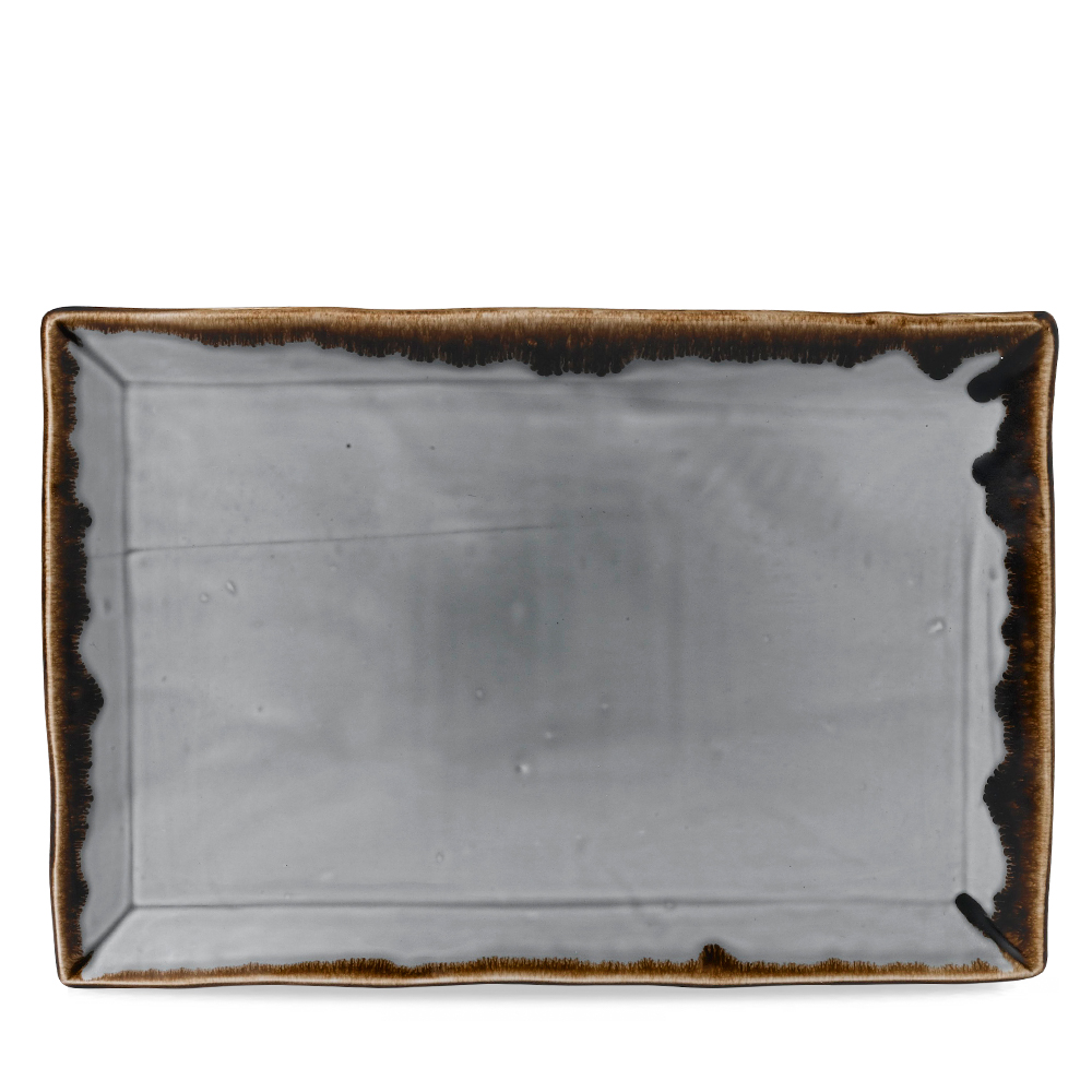 Platte 34,5x23,3cm HARVEST grey