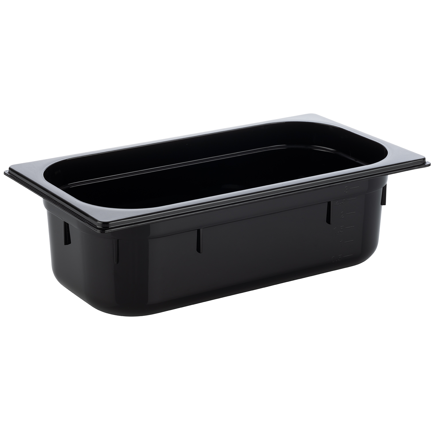 GN -Behälter 1/3-100mm Polycarbonat schwarz