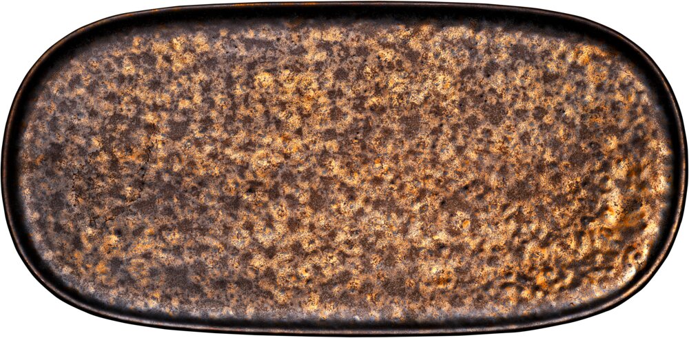 Platte flach coupe 30 cm NIVO metallic
