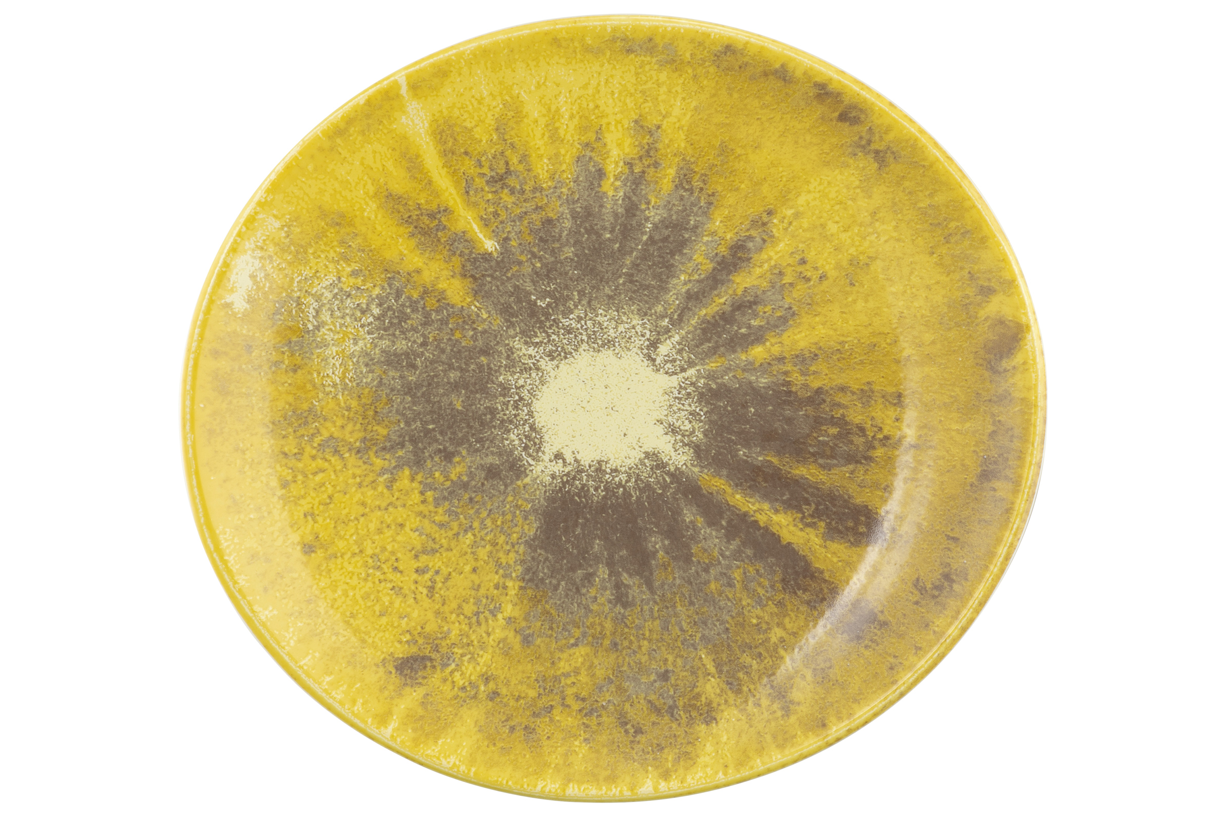 Teller oval oval 5195 25cm MODERN LIFE batik kurkuma